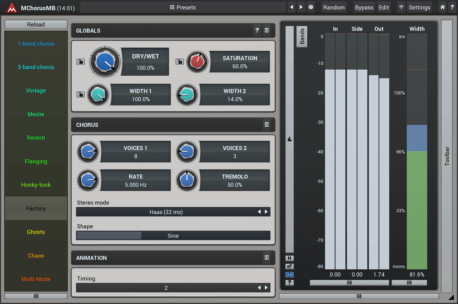 MeldaProduction MChorusMB - Best-Sounding & Versatile Chorus Plugin