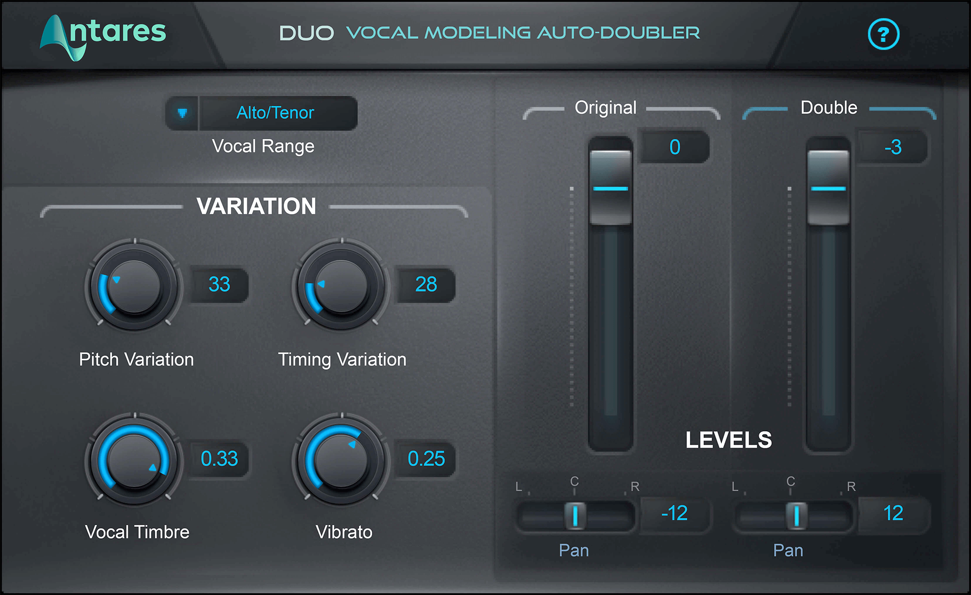 Antares Duo: Automatically Generate Realistic Doubled Vocals