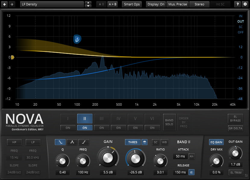 Get the Tokyo Dawn Labs NOVA Gentleman's Edition MKII - A Premium Parallel Dynamic Equalizer