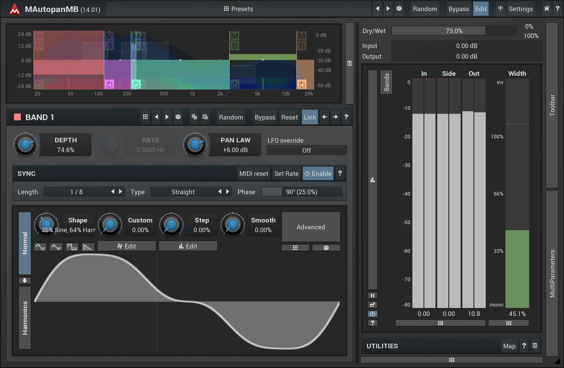MeldaProduction MAutopanMB: World's Most Potent Automatic Panner for Enhanced Audio Spatiality