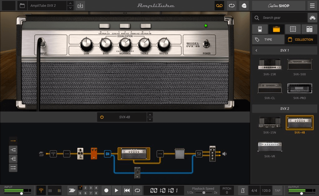 IK Multimedia AmpliTube SVX 2: Upgraded Bass Gear Collection