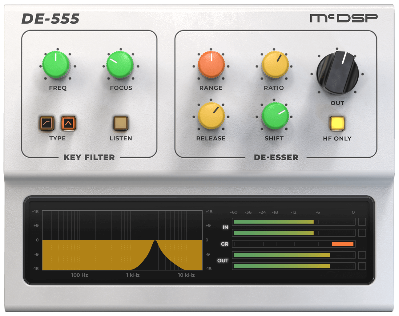 McDSP DE555 V7: Next-Gen De-essing with Unique Flexibility