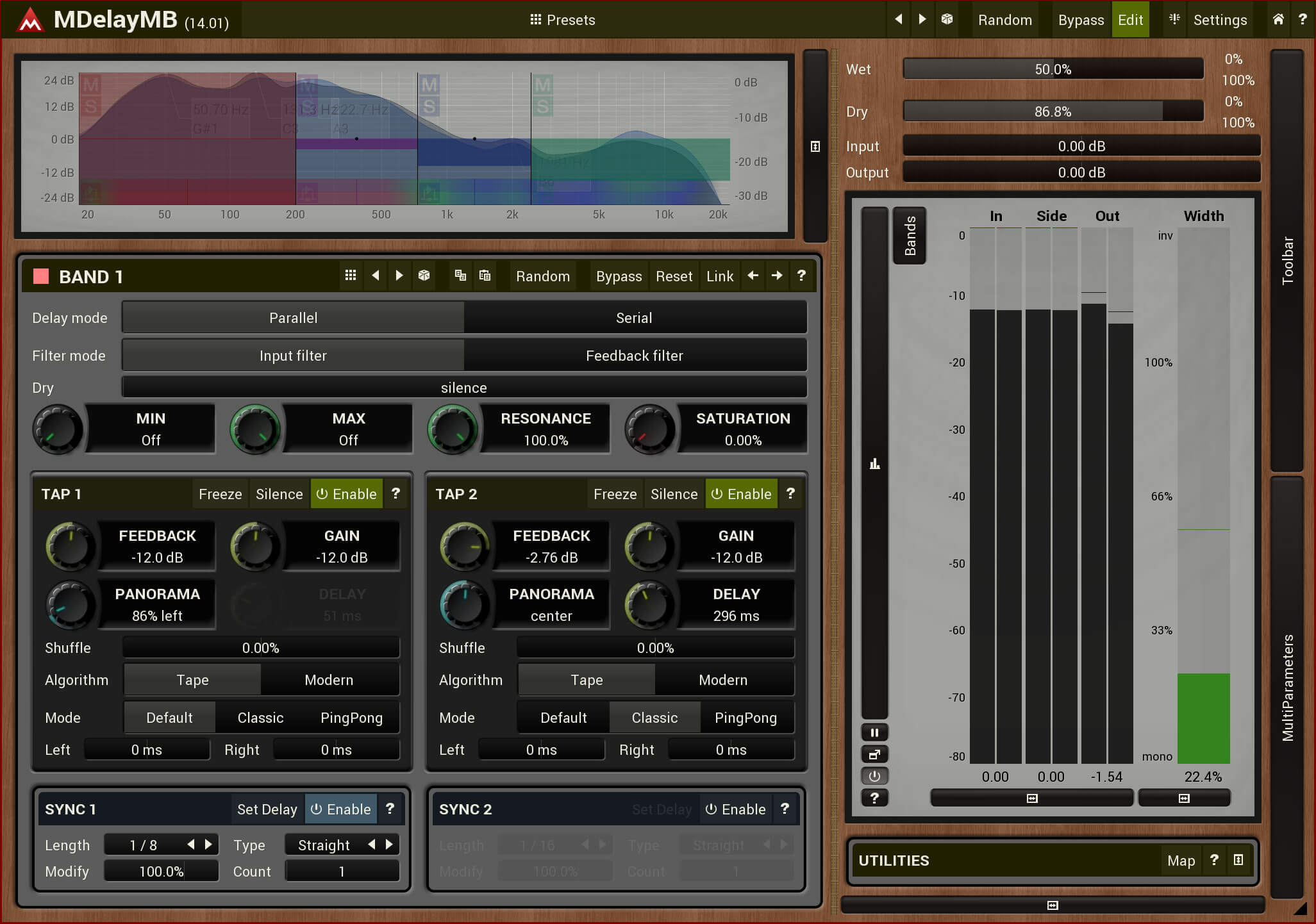 MeldaProduction MDelayMB - Advanced Multi - Band Delay Plugin with Rich Features