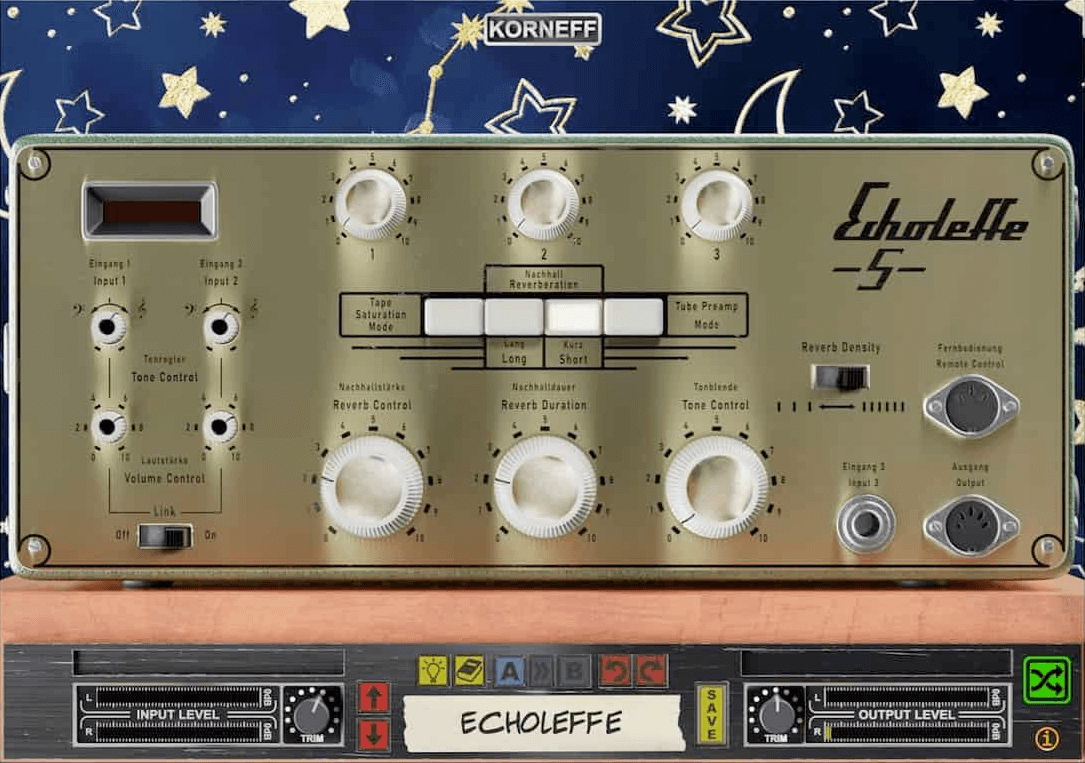 Korneff Audio Echoleffe: A Versatile Vintage Tape Delay with Multiple Modes