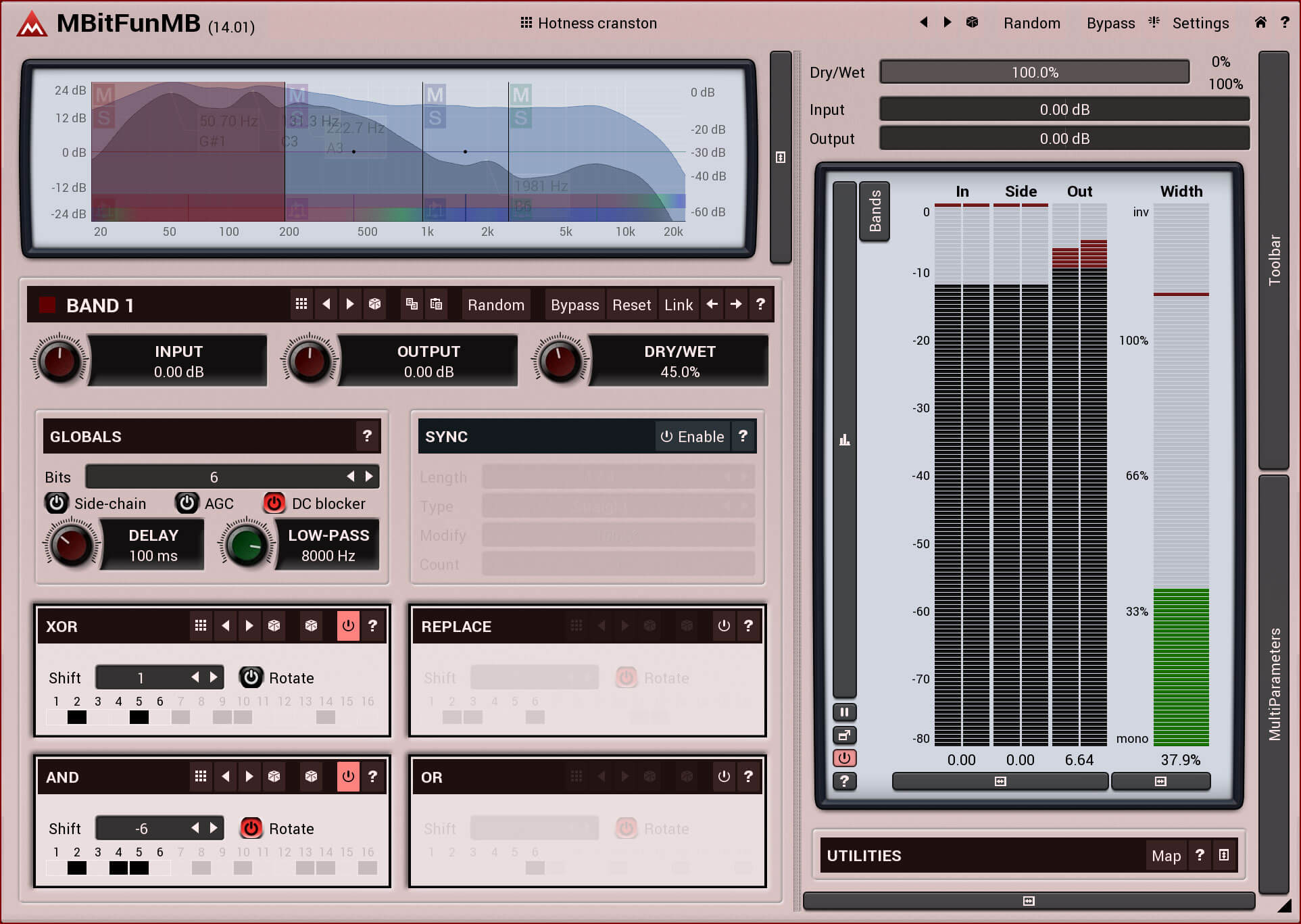 MeldaProduction MBitFunMB - Exclusive Audio Distortion Plugin with Advanced Features