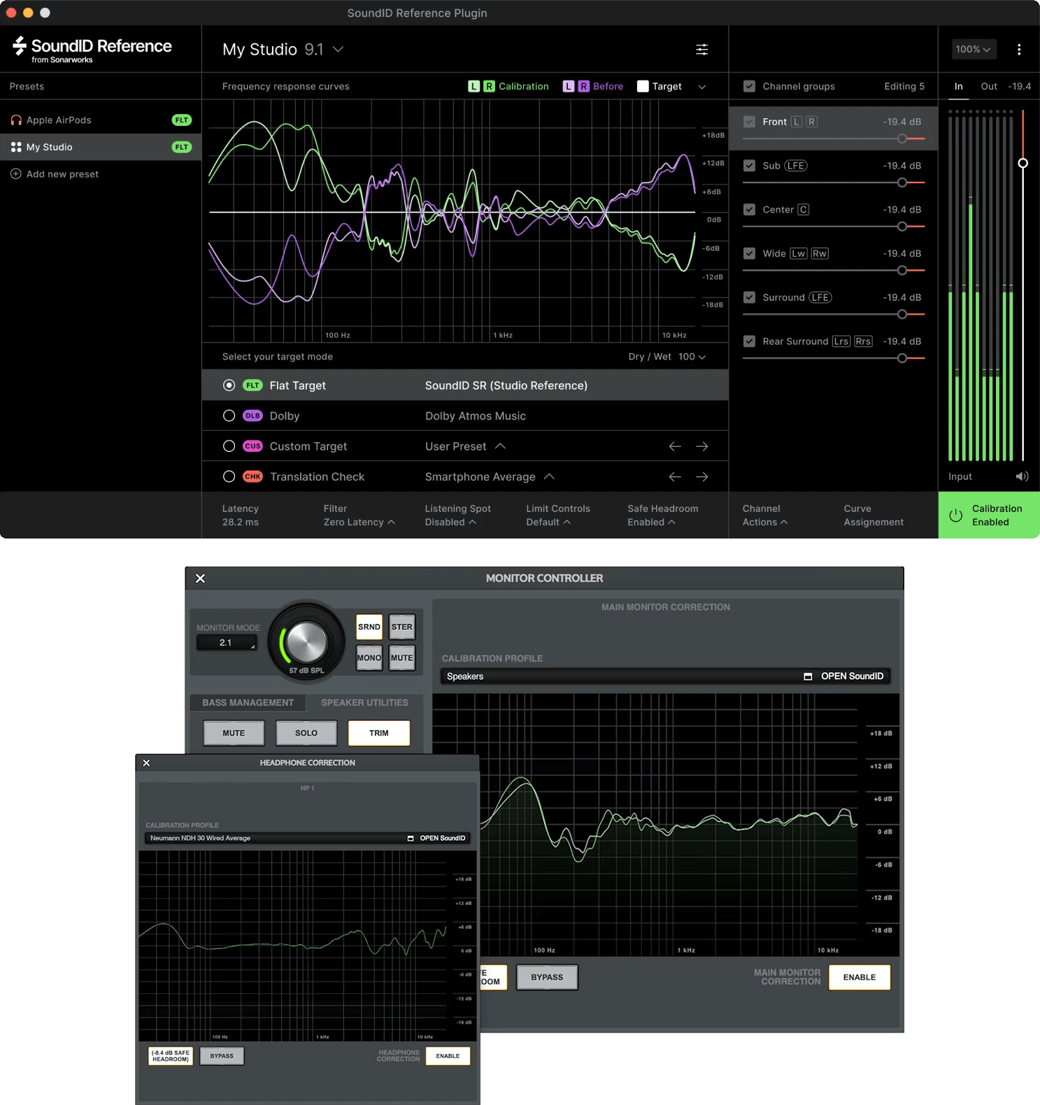 Sonarworks SoundID Reference: Multichannel Calibration + Apollo Monitor Correction
