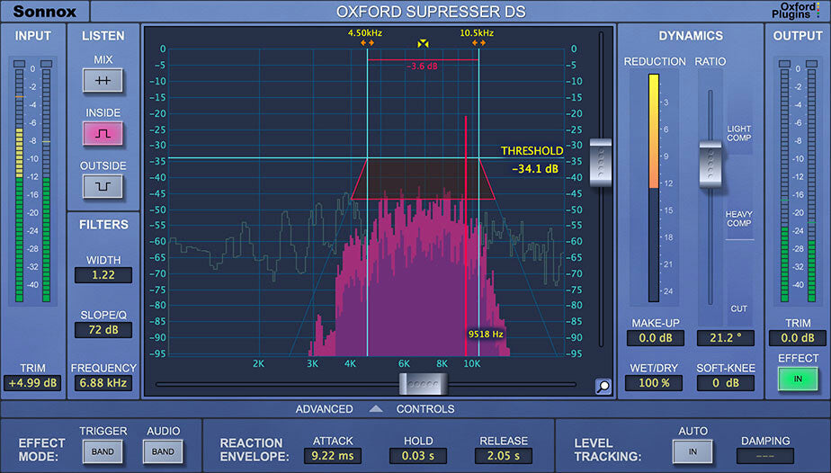 Sonnox Oxford SuprEsser DS - Award-Winning AAX DSP De - Esser for Live Use