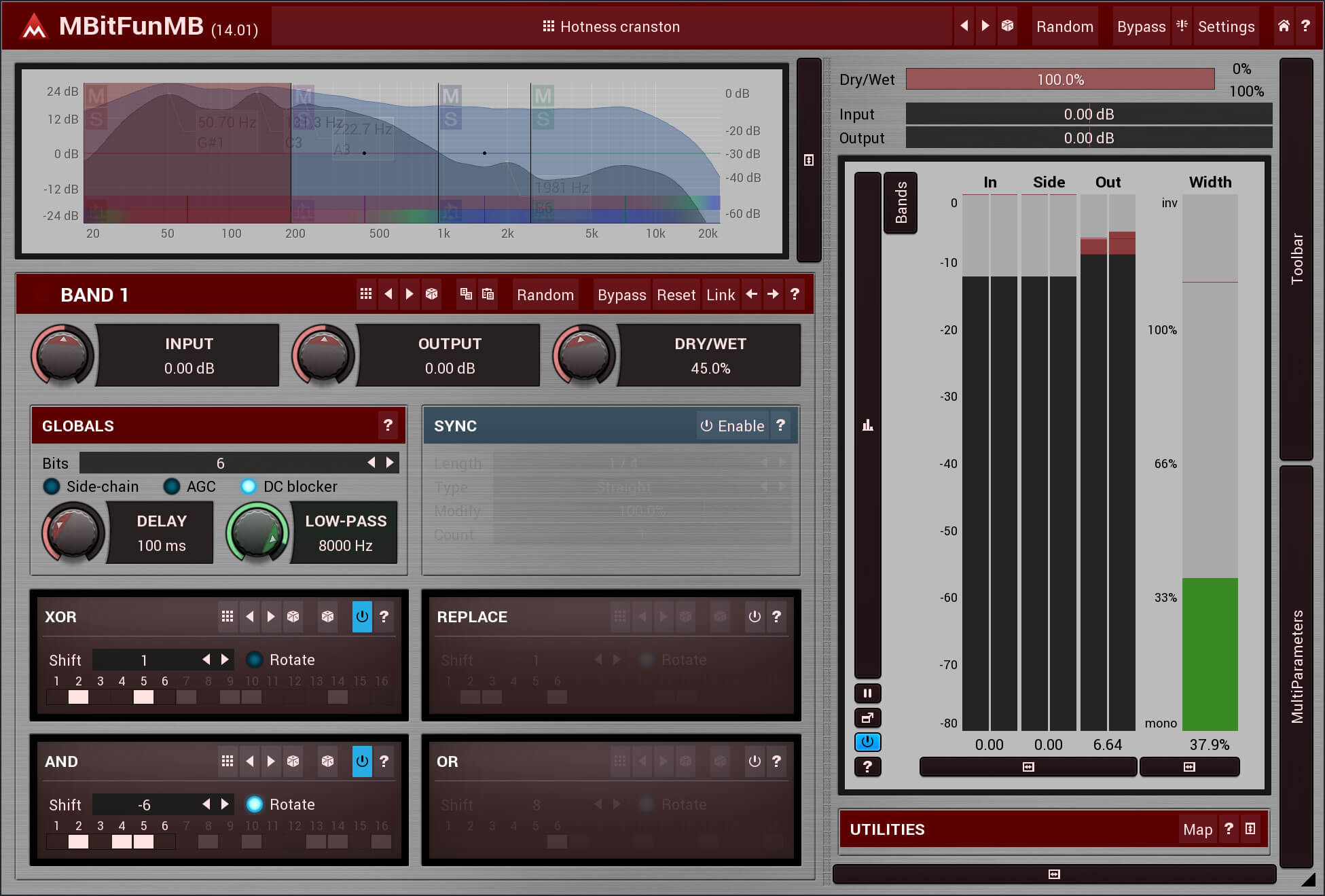 MeldaProduction MBitFunMB - Exclusive Audio Distortion Plugin with Advanced Features