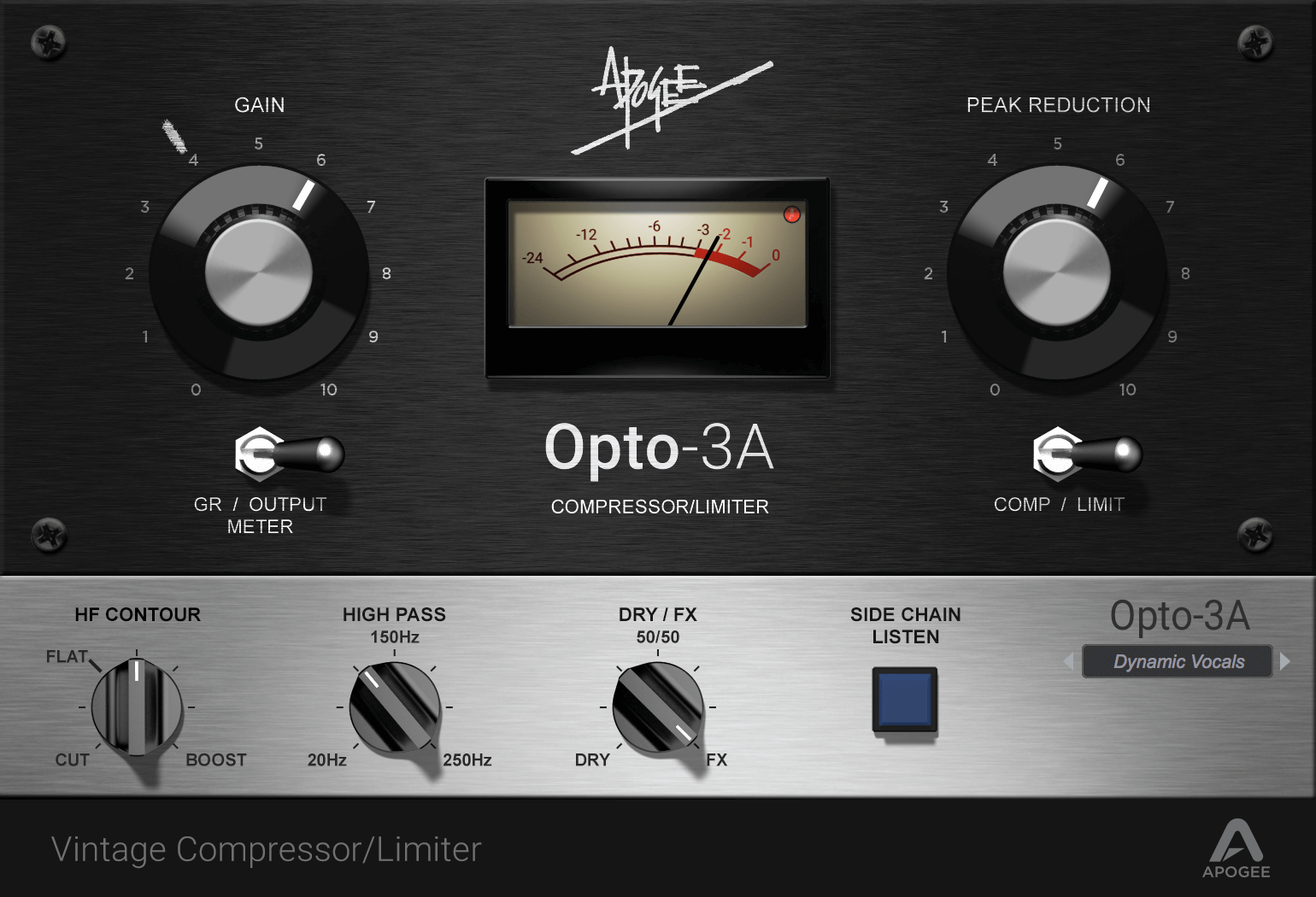 Hot Deal: Apogee Opto - 3A Optical Compressor for Classic Analog Compression in - the - box
