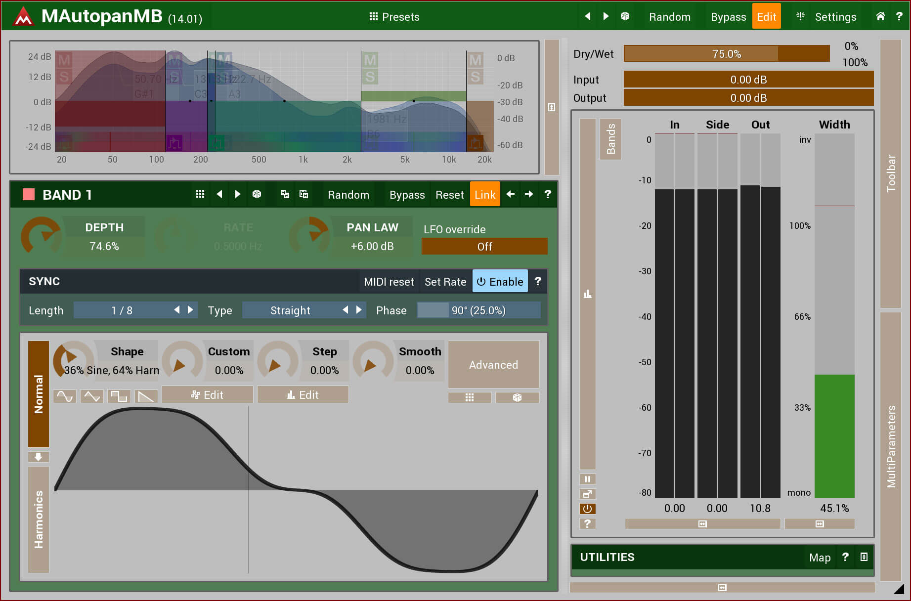 MeldaProduction MAutopanMB: World's Most Potent Automatic Panner for Enhanced Audio Spatiality
