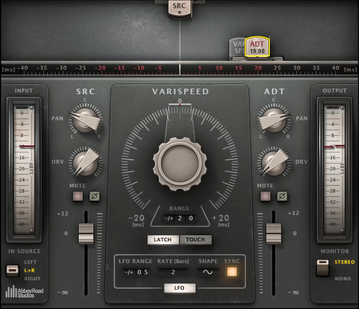 Get Authentic Vocal ADT Effect with Waves Abbey Road Reel Plugin