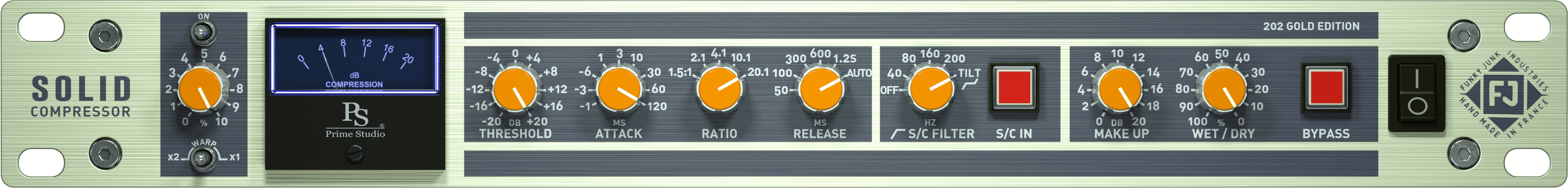 Prime Studio's High - Performance Solid Compressor with Distinctive Sound