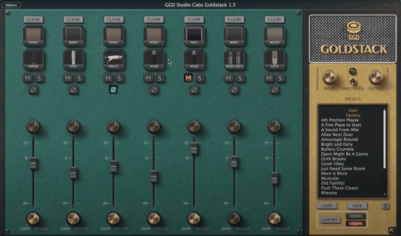 GGD Studio Cabs Goldstack Edition: Premium Guitar Cab Sounds