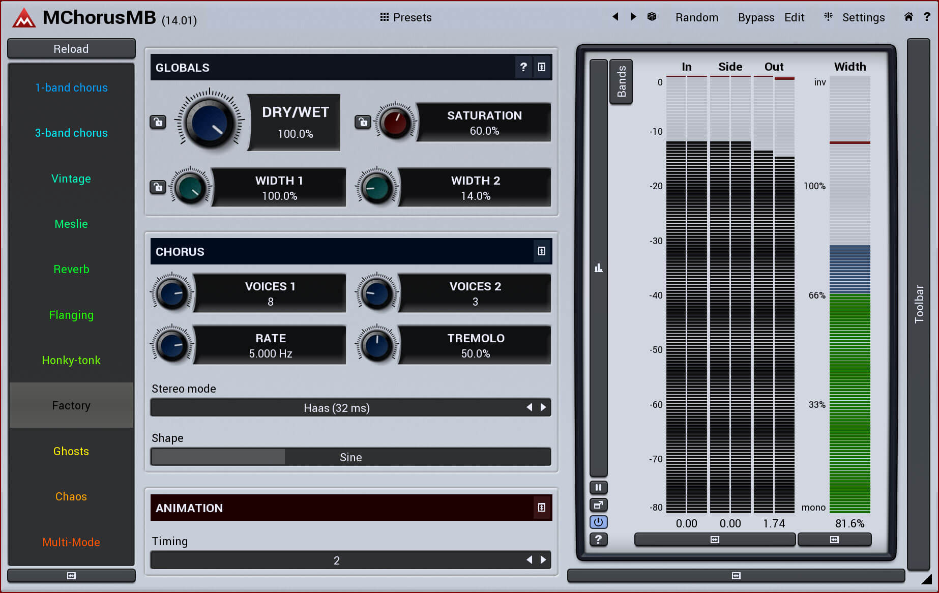 MeldaProduction MChorusMB - Best-Sounding & Versatile Chorus Plugin