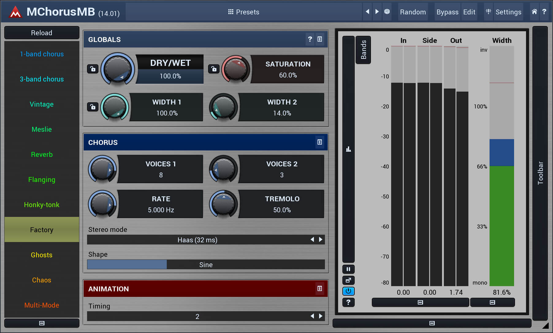 MeldaProduction MChorusMB - Best-Sounding & Versatile Chorus Plugin