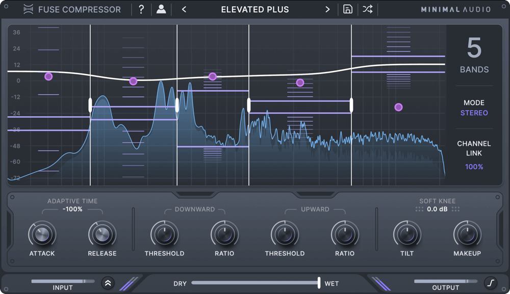 High - Performance Minimalist Audio Fuse Compressor for Precise Sound Creation