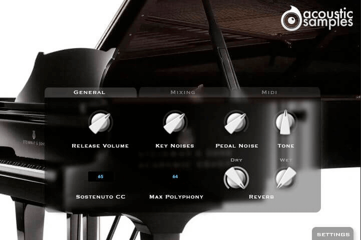 AcousticSamples 1963 Steinway D Academic Grand Piano Samples