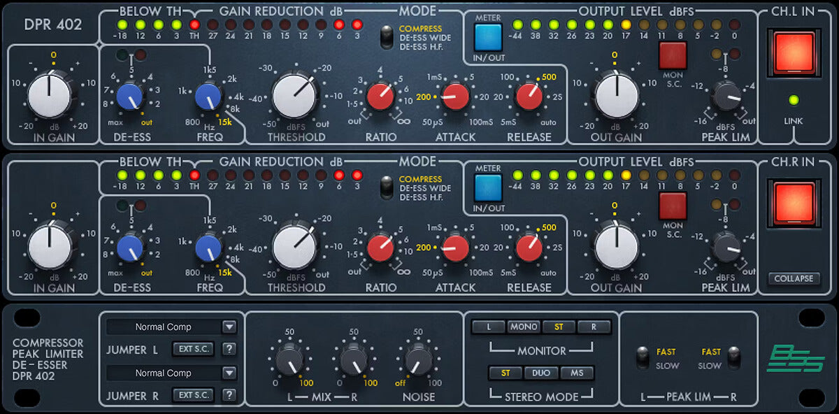 Waves BSS DPR-402: An 80s-Era Versatile Compression Powerhouse