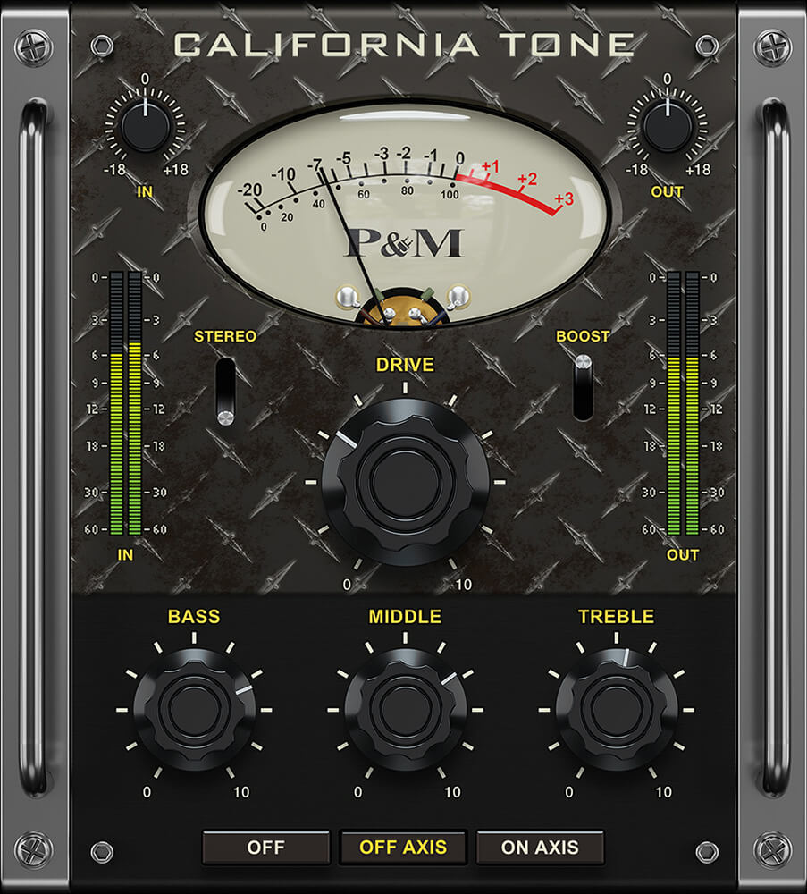 Exclusive Plug-and-Play California Tone Amp Simulator for High - Gain Rock and Metal Sounds