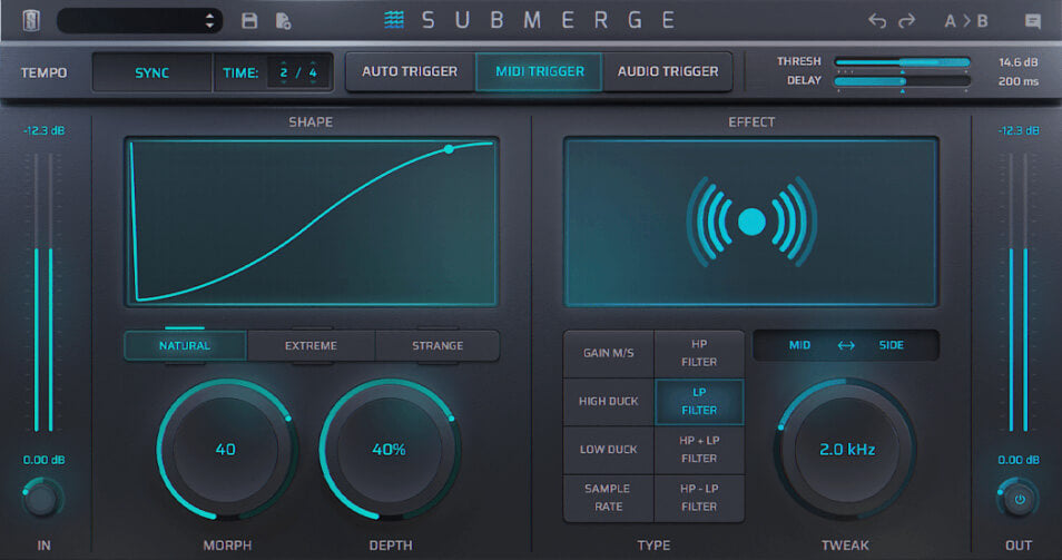 Get the Slate Digital Submerge - Advanced Automatic Sidechain Plugin for Precision Music Pumping
