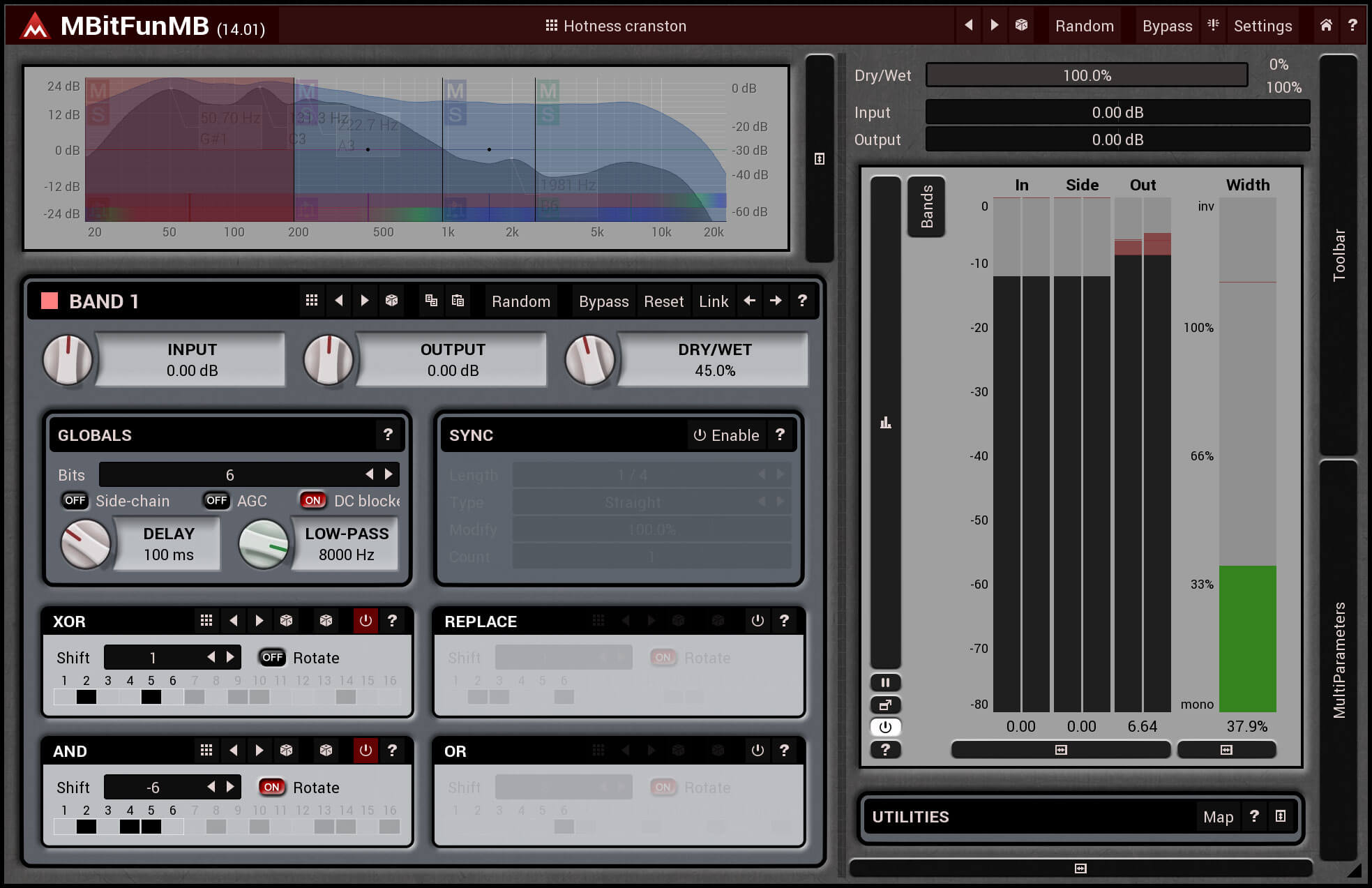 MeldaProduction MBitFunMB - Exclusive Audio Distortion Plugin with Advanced Features