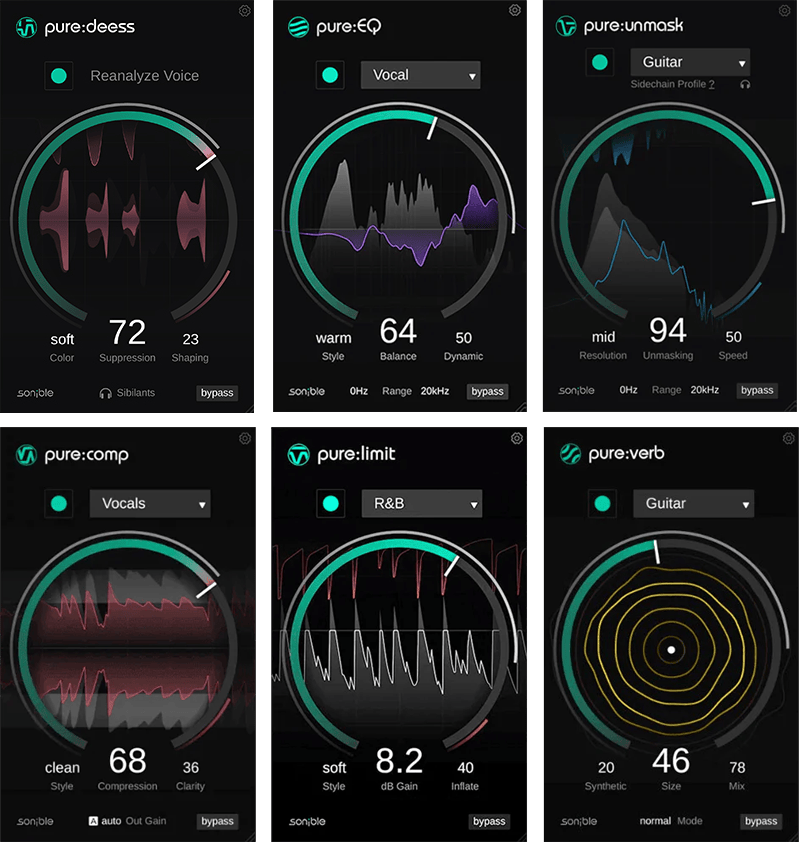 Sonible Pure Bundle - Upgrade with Advanced Audio Plug - ins