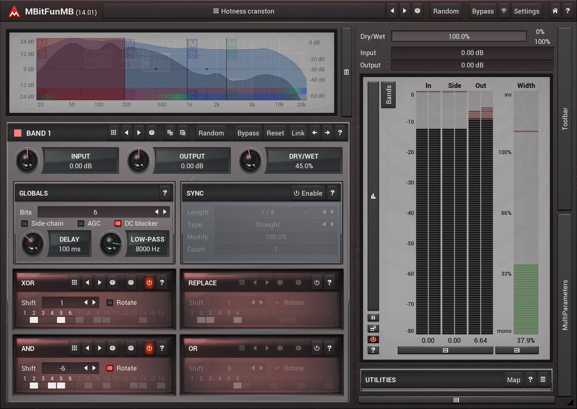 MeldaProduction MBitFunMB - Exclusive Audio Distortion Plugin with Advanced Features