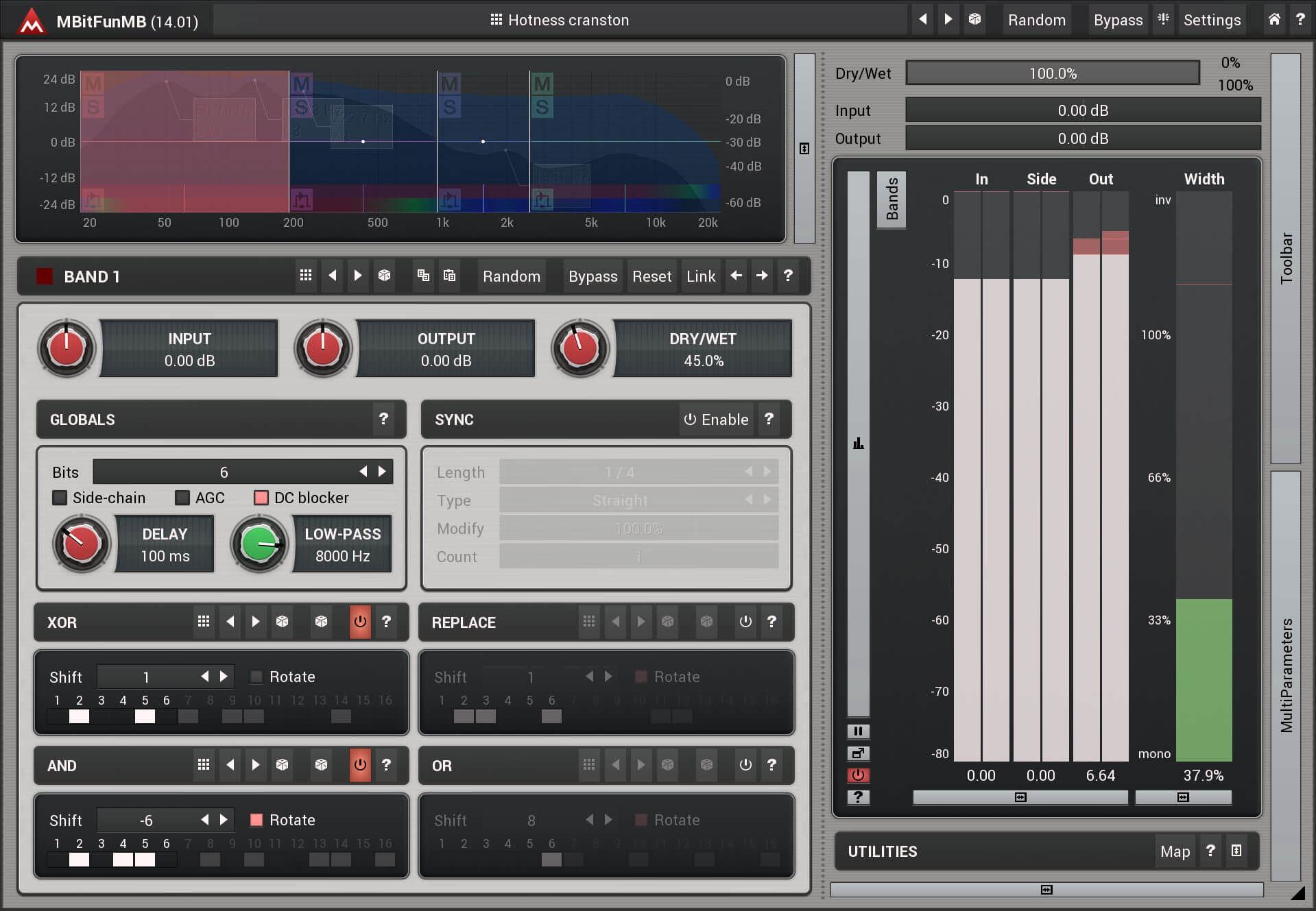 MeldaProduction MBitFunMB - Exclusive Audio Distortion Plugin with Advanced Features