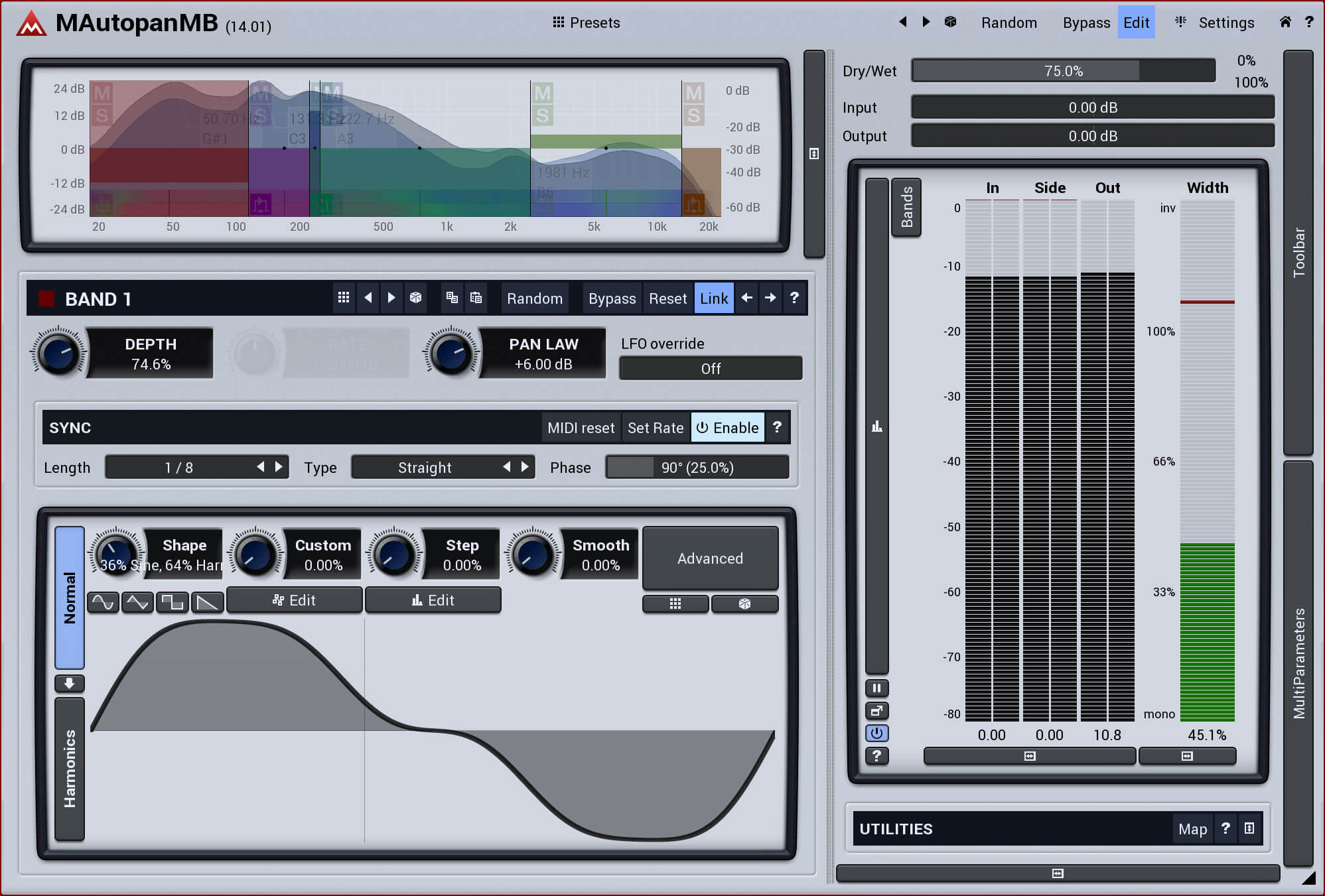 MeldaProduction MAutopanMB: World's Most Potent Automatic Panner for Enhanced Audio Spatiality