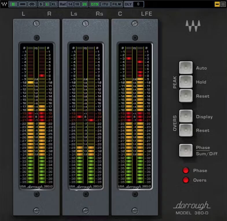 Waves Dorrough 5.0/5.1 Surround Precision Audio Meter - Get Accurate Readings Now