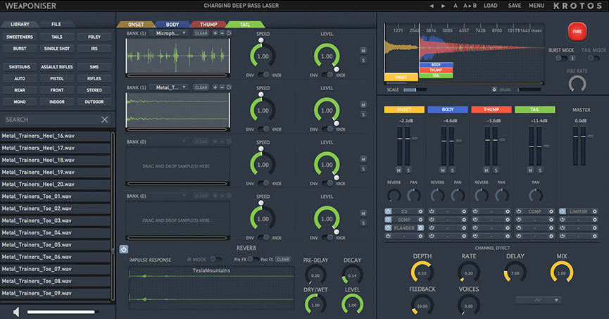 Krotos Basic Weaponiser - An Affordable Audio Layering Plugin for Real - Time Sound Design
