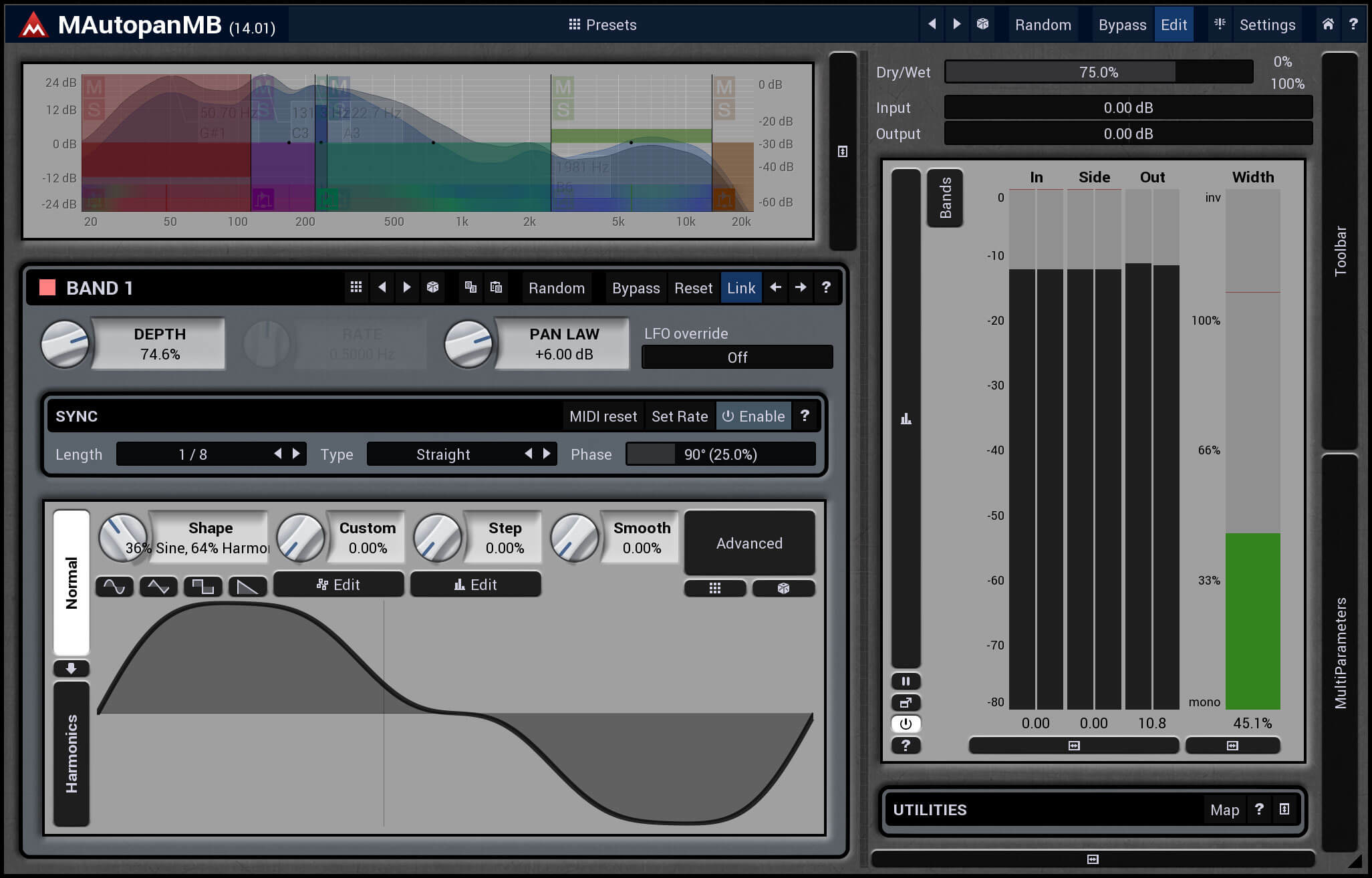 MeldaProduction MAutopanMB: World's Most Potent Automatic Panner for Enhanced Audio Spatiality