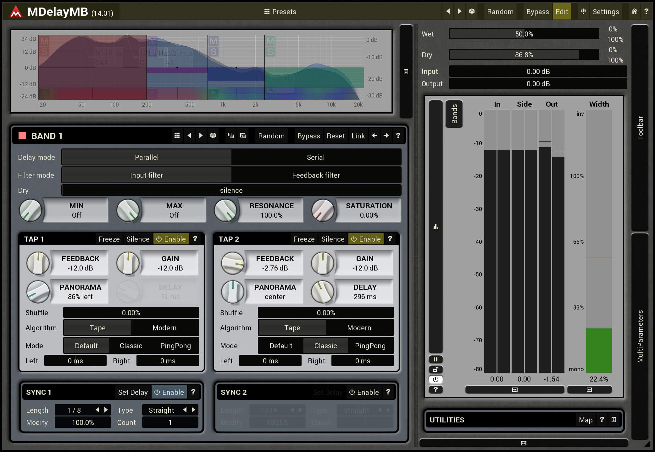 MeldaProduction MDelayMB - Advanced Multi - Band Delay Plugin with Rich Features