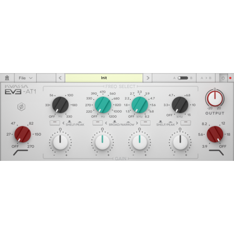 Hot! Kuassa EVE-AT1 4-Band Parametric Equalizer