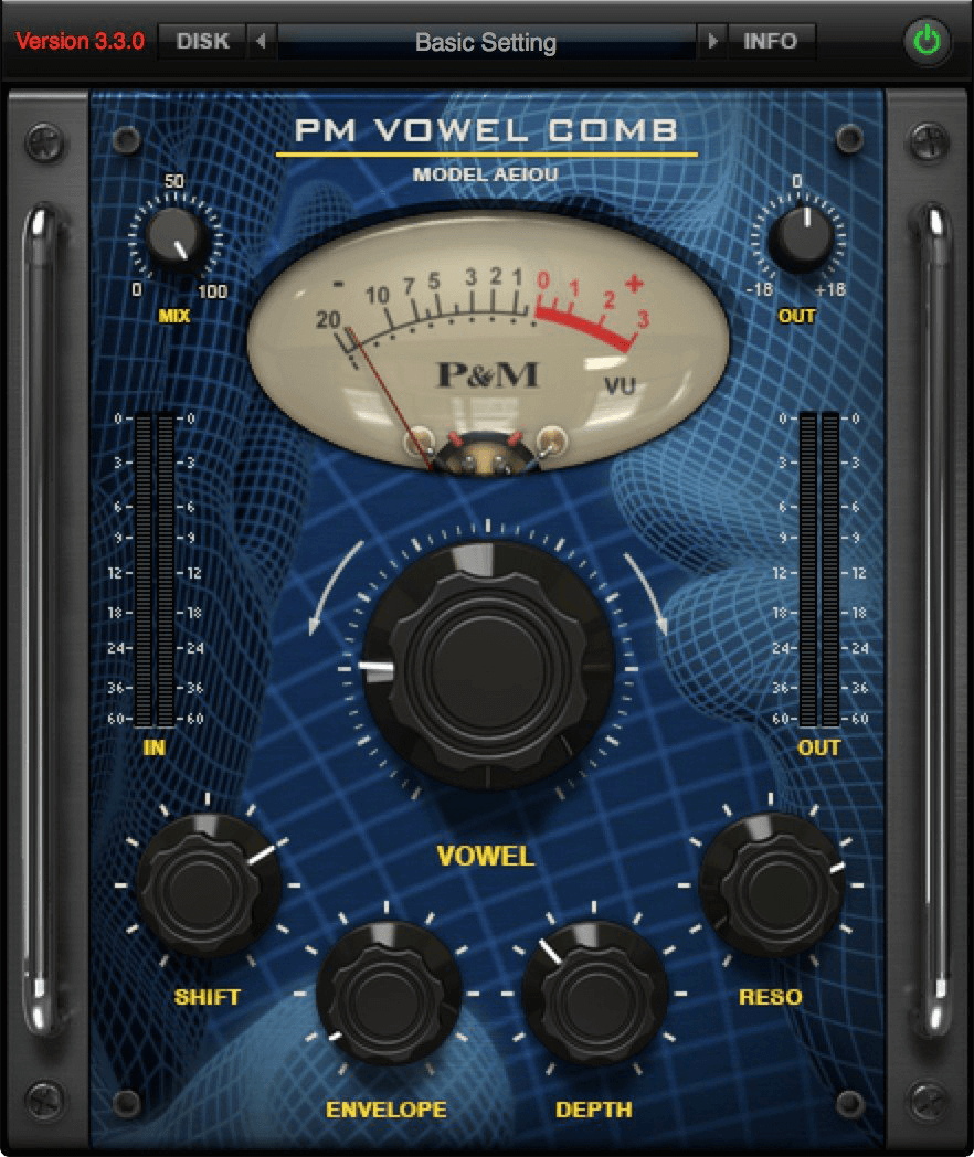 Plug and Mix Vowel Comb