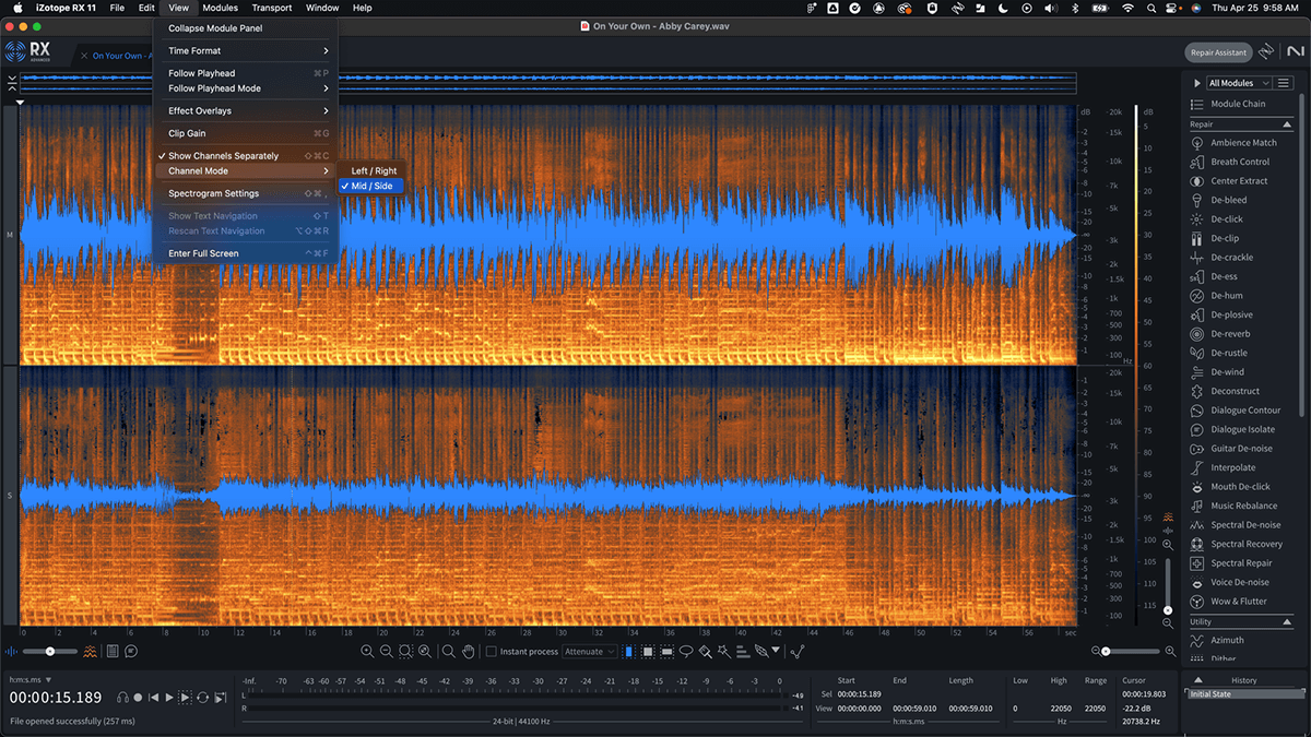 iZotope RX11 Advanced: Premium Audio Fixing and Enhancement Solution