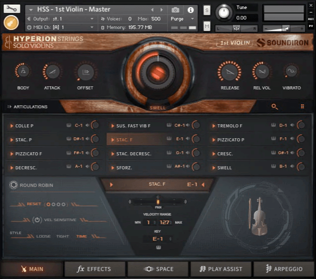 Soundiron Hyperion Solo Violins - Premium Violin Library