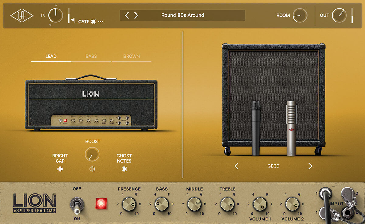 Universal Audio UAD Lion '68 Super Lead Amp - Iconic Plexi Tones in a Plugin