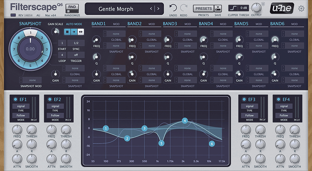 u-he Filterscape 1.5: Revolutionary Morphing EQ Plugins
