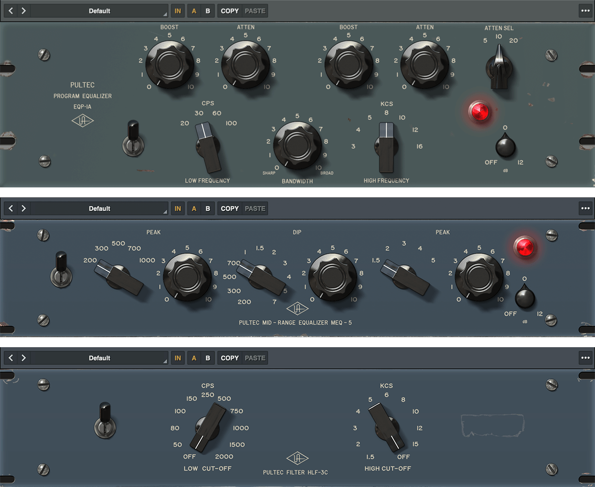 Universal Audio's Must-Have Vintage Pultec Passive EQ Collection