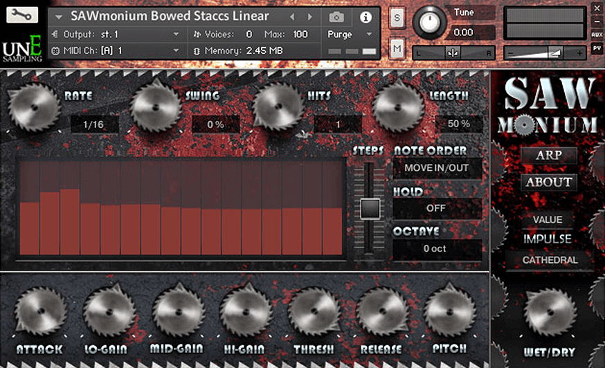 Unearthed Sampling: Cinematic and Unique Sawmonium Kontakt Patches