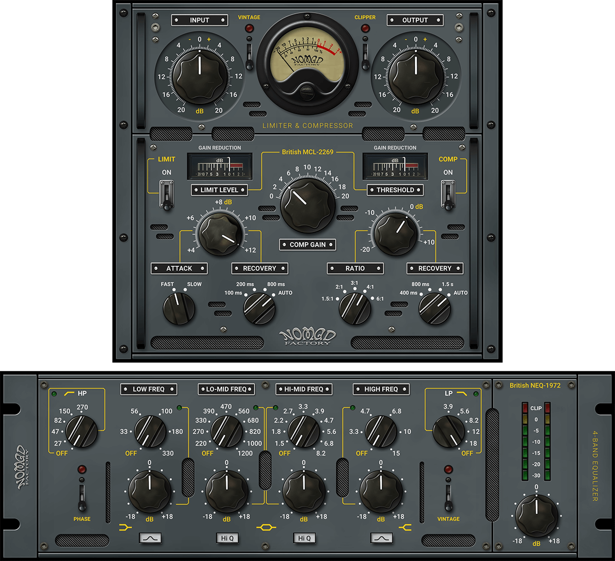 Hot! Nomad Factory's British Bundle V2 - Classic Analog Sound Plugins