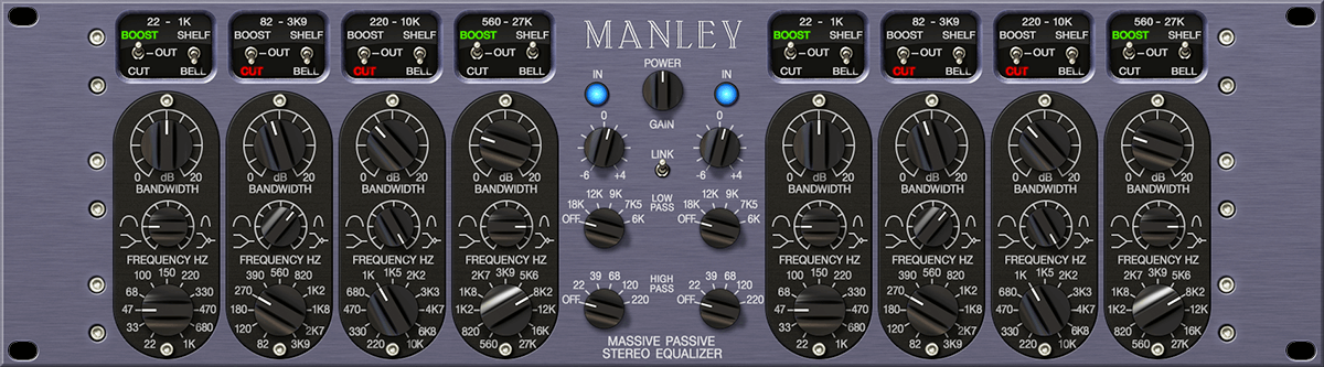 Universal Audio Manley Massive Passive - Premium Tube EQ for Mixes and Masters