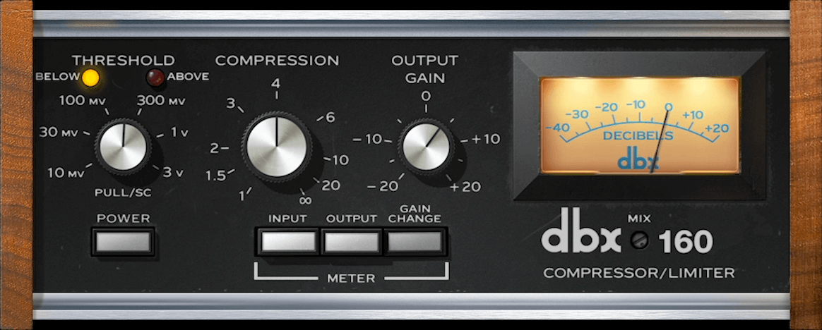 Universal Audio dbx 160 Compressor/Limiter - Exclusive Emulation