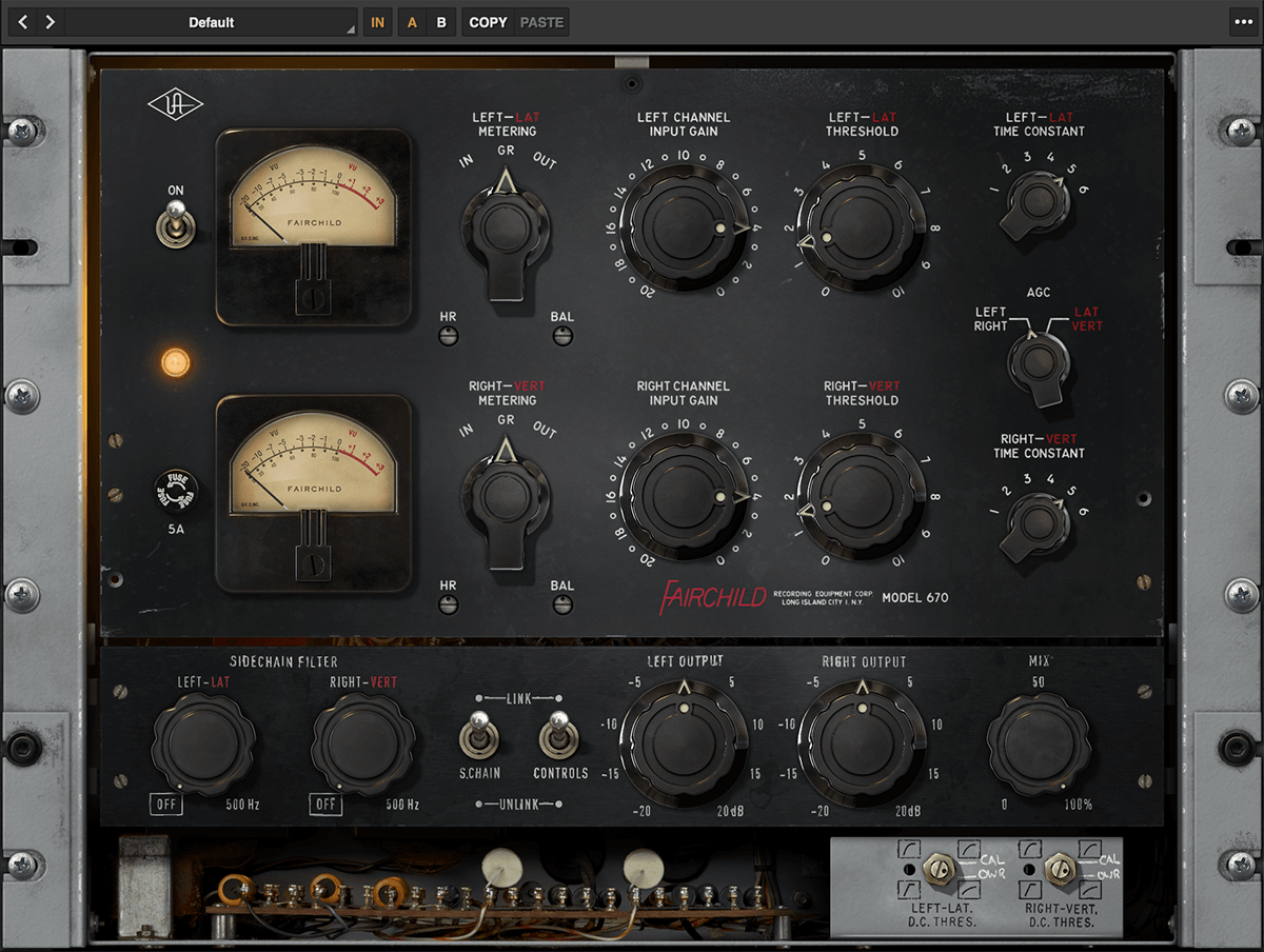 Universal Audio's Premium Fairchild Tube Limiter Plugin Collection