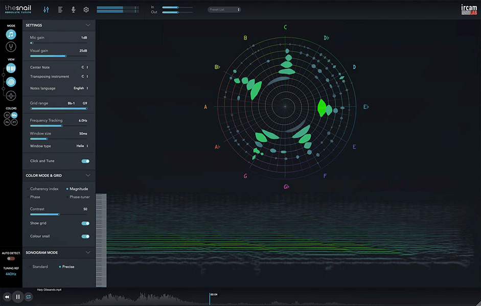 IrcamLAB The Snail: High - Precision Frequency Analyzer