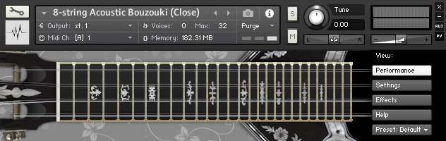 Impact Soundworks Plectra Series 1 - High - Quality 8 - String Acoustic Bouzouki