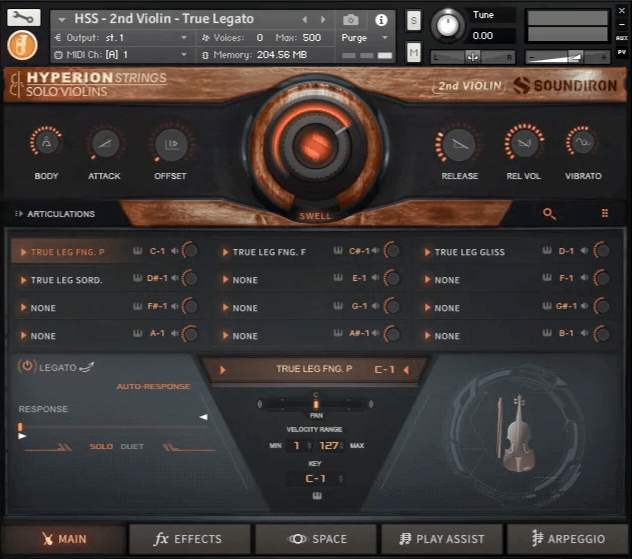 Soundiron Hyperion Solo Violins - Premium Violin Library