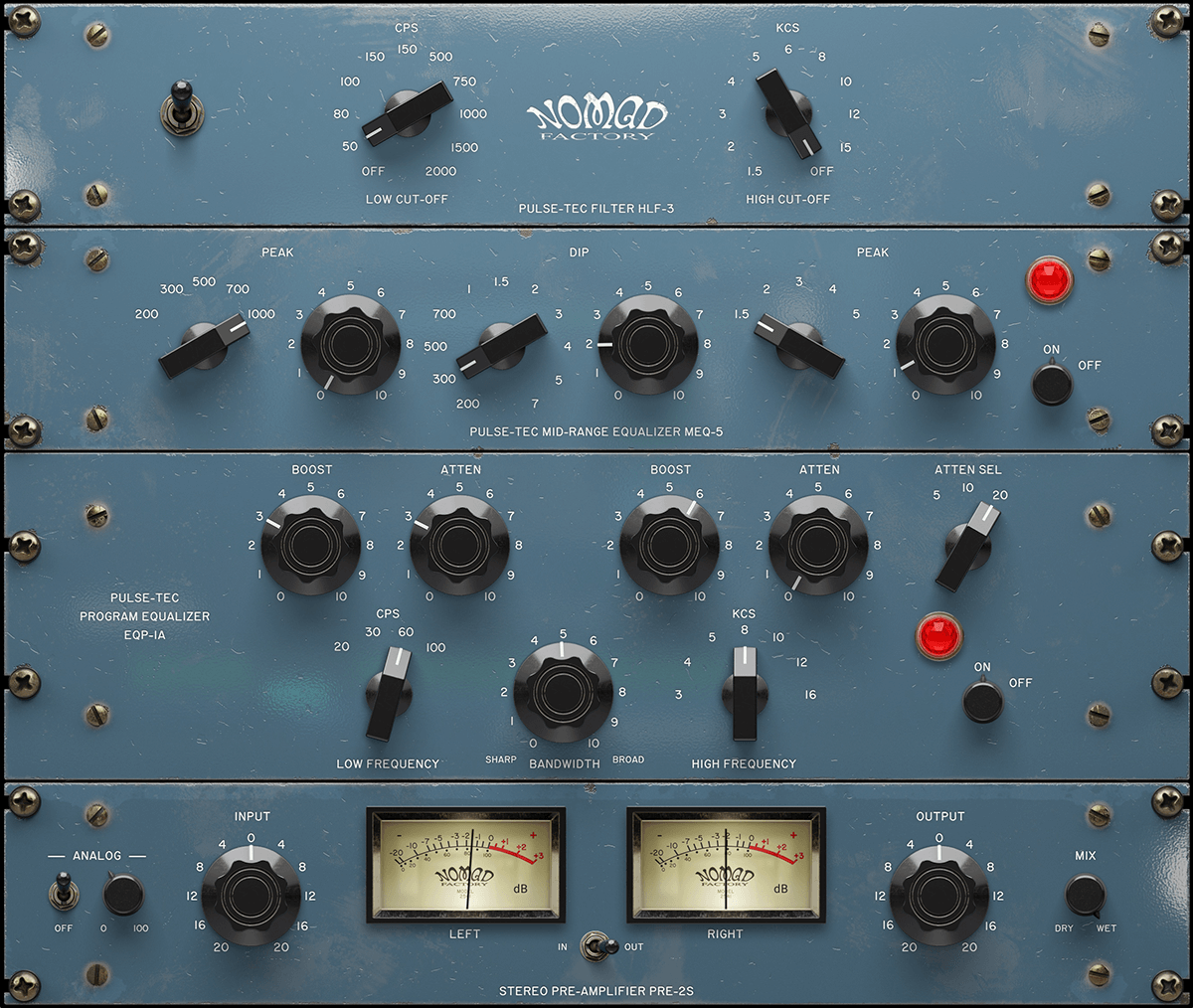 Nomad Factory V2 Pulse - Tec EQs: Advanced Audio Equalization Plug - in