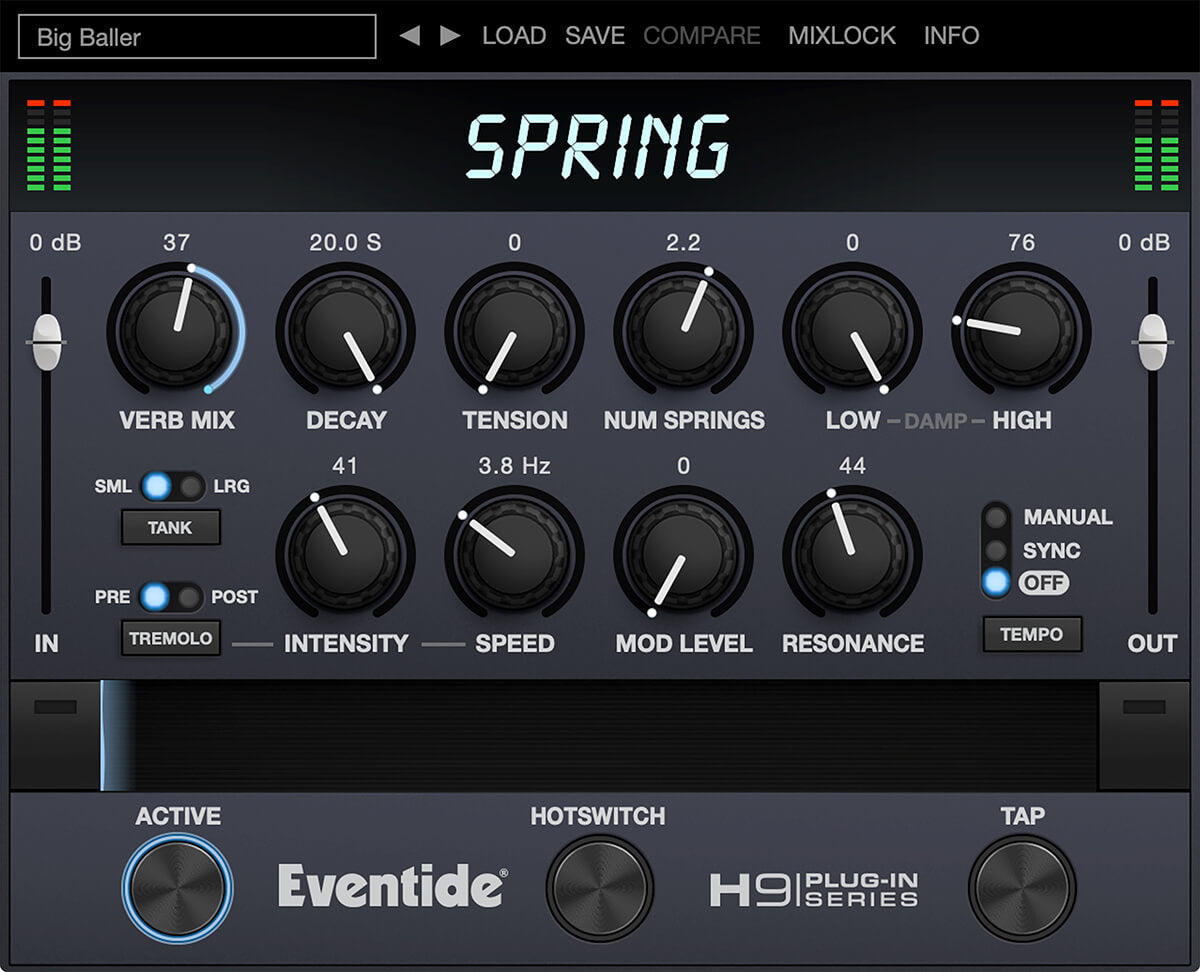 Eventide Spring: Reimagined Vintage Spring Tank Reverb for Creative Sound Design